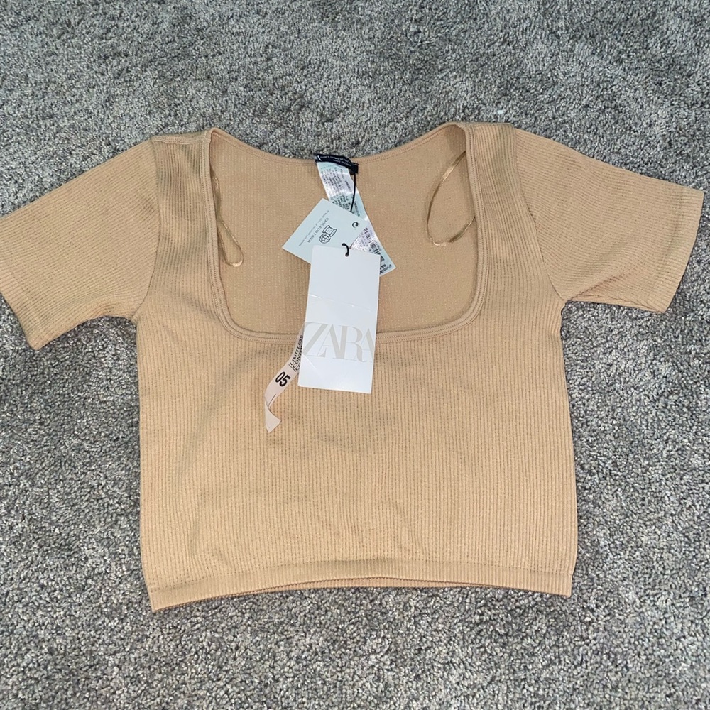 Brand new Zara nude crop top